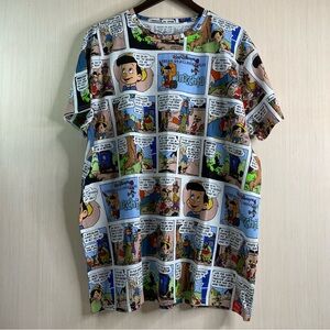 NWT Cakeworthy Disney’s Pinocchio Comic Strip Graphic Short Sleeve Shirt 3XL